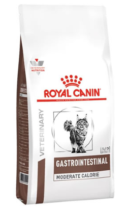 Ração Veterinária para Gatos Royal Canin Vet Gastro Intestinal Moderate Calorie Feline | 2 Kg