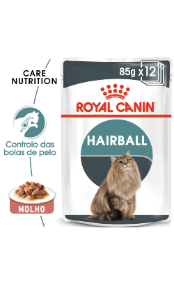 Ração húmida para Gatos Royal Canin Cat Hairball Care in Gravy | Wet (Saqueta) | 12 x 85 g