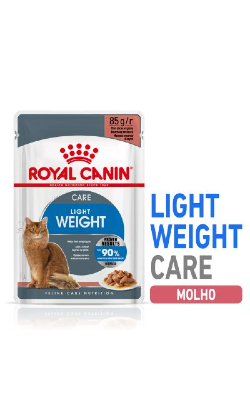 Ração húmida para Gatos Royal Canin Cat Light Weight Care in Gravy | Wet (Saqueta) | 12 x 85 g