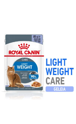 Ração húmida para Gatos Royal Canin Cat Light Weight Care in Jelly| Wet (Saqueta) | 12 x 85 g