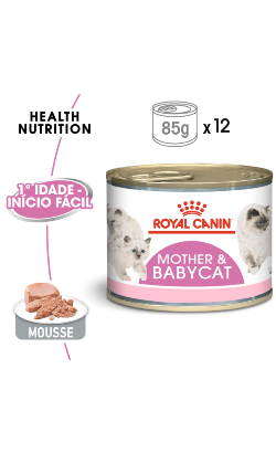 Ração húmida para Gatos Royal Canin Mother & Babycat Ultra Soft Mousse | Wet (Lata) | 12 x 195 g