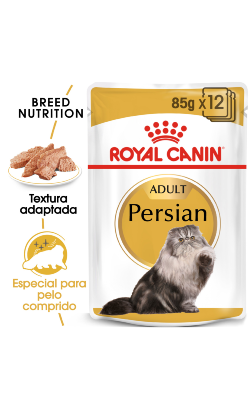 Ração húmida para Gatos Royal Canin Cat Persian Adult | Wet (Saqueta) | 12 x 85 g