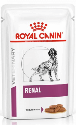 Ração Veterinária húmida para Cão Royal Canin Vet Renal Canine | Wet (Saqueta) | 12 x 100 g