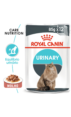 Ração húmida para Gatos Royal Canin Cat Urinary Care in Gravy | Wet (Saqueta) | 12 x 85 g