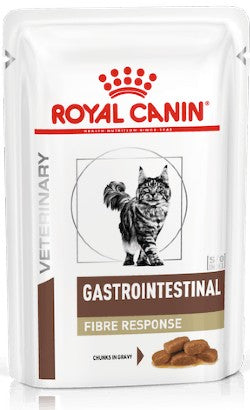 Ração Veterinária húmida Royal Canin Vet Gastrointestinal Fibre Response Feline | Wet (Saqueta) | 12 x 85 g