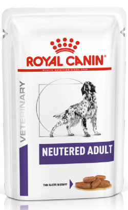 Ração húmida para Cão Royal Canin Vet Health Nutrition Canine Neutered Adult | Wet (Saqueta) | 12 x 100 g