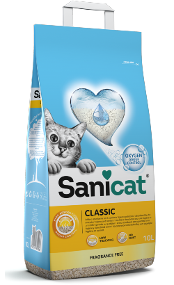Areia para Gato Sanicat Classic Fragrance Free | 16 L
