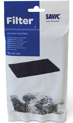 Filtro de carvão ativo para caixas de areia Savic | 1 filtro