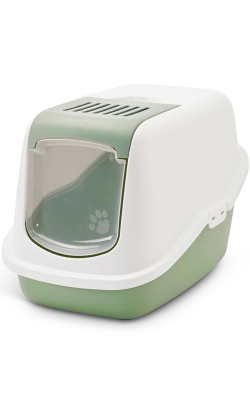 Casa de banho para Gatos Savic WC Nestor | Cinzento