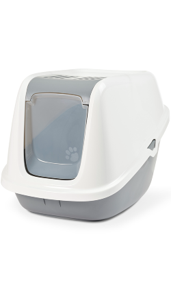 Casa de banho para Gatos Savic WC Nestor Giant | Cinzento