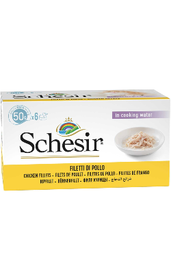 Schesir Cat Multipack Frango em Caldo | 6 x 50 g