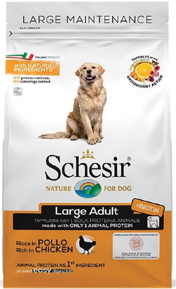 Ração para Cão Schesir Dog Large Adult Maintenance with Chicken | 12 Kg