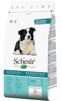 Ração para Cão Schesir Medium Puppy with Chicken | 3 kg