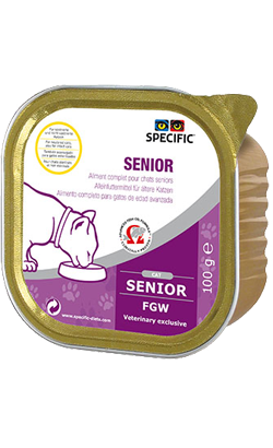Ração húmida para Gatos Specific Cat FGW Senior All Breeds | Wet (Terrina) | Cx c/ 7 terrinas 100 g