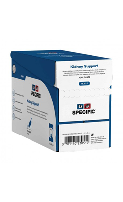 Ração Veterinária húmida para Gatos Specific Cat FKW-P Kidney Support | Wet (Saqueta) | Cx c/ 12 saquetas 85 g