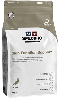 Ração Veterinária para Gatos Specific Cat FOD Skin Function Support | 400 g