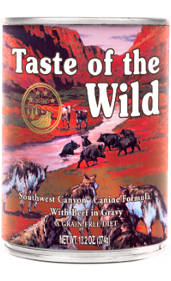 Ração húmida para Cão Taste of the Wild Southwest Canyon Canine Formula | Wet (Lata) | 12 x 390 g
