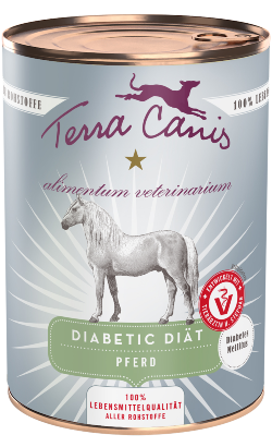 Ração Veterinária húmida para Cão Terra Canis Ali-Vet Diabético Cavalo | Wet (Lata) | 400 g