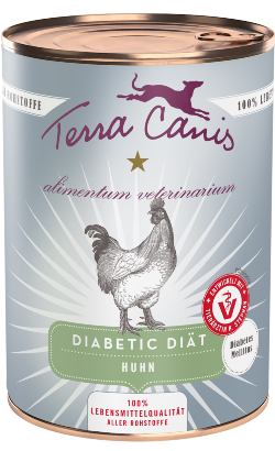 Ração Veterinária húmida para Cão Terra Canis Ali-Vet Diabético Frango | Wet (Lata) | 6 x 400 g