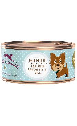 Ração húmida para Cão Terra Canis Mini Cordeiro com Courgette e Endro | Wet (Lata) | 100 g