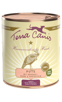 Ração húmida para Cão Terra Canis Peru com Bróculos, Pêra e Batata | Wet (Lata) | 800 g