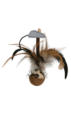 Brinquedo para Gatos Trixie Bobo Shuttlecock | 15 cm