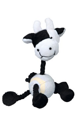 Brinquedo para cão Trixie Boneco Corda em Bola de Tenis - Personagens Sortidas | 28 cm