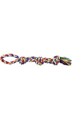 Brinquedo para cão Trixie Brinquedo Denta Fun Playing Rope com Pega | 60 cm