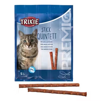Trixie Cat Stick Quintett Cat Treats Salmon & Trout