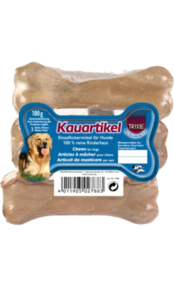 Snack para cão Trixie Chewing Bones of Rawhide (Blister c/ 3 Unidades) | 11 cm