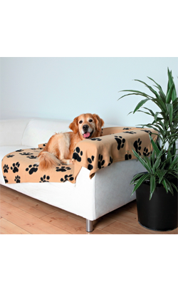 Trixie Cobertor Barney Blanket |Bege para cão | 150 cm × 100 cm