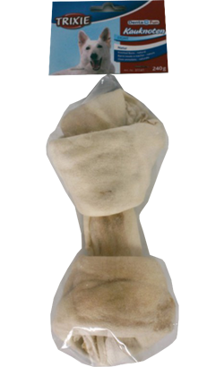 Snack para cão Trixie Denta Fun Osso 2 Nós (Blister c/ 1 Unidade) | 16 cm