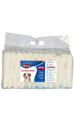 Trixie Diapers for Female Dogs para cão | M - L