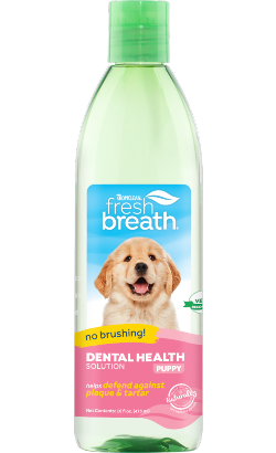 Tropiclean Fresh Breath Dental Health Solution for Puppies | 473 ml