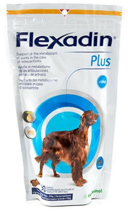 Suplemento Vétoquinol Flexadin Plus Cães Medios & Grandes para cão | 90 Comprimidos