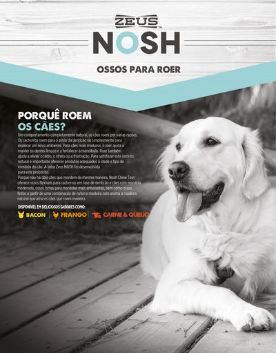 Zeus Nosh Strong Chew Bone Bacon | 18 cm