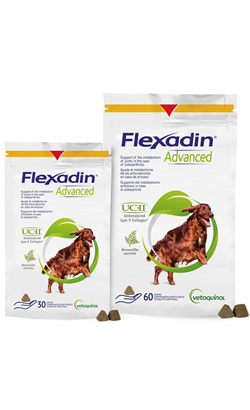 Suplemento Vétoquinol Flexadin Advanced para cão | 60 Comprimidos