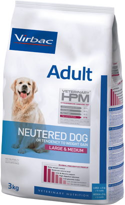 Ração para Cão Virbac HPM Adult Neutered Dog Large & Medium | 12 kg