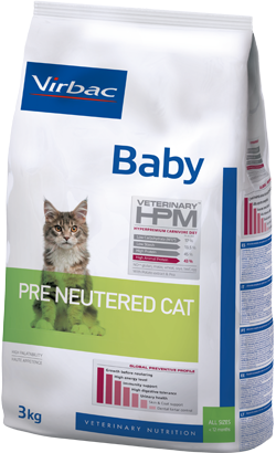 Ração para Gatos Virbac HPM Baby Pre Neutered Cat | 400 g