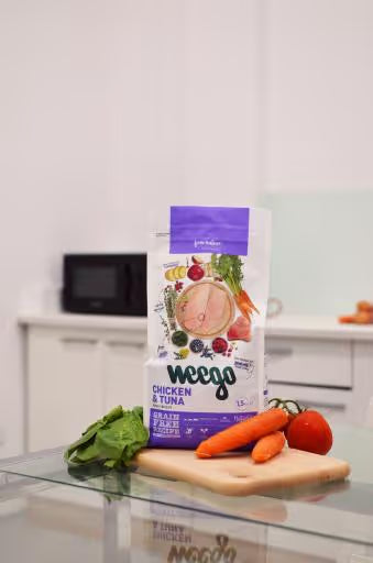 Weego Cat Food Pollo y Atún 7 KG