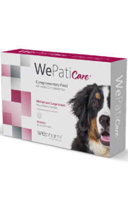 Suplemento Wepaticare | Raças Médias e Grandes para cão | 30 comprimidos