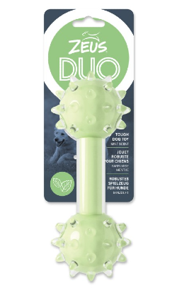 Zeus Duo Spike Dumbbell Aroma de Menta | 18 cm