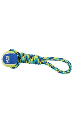Zeus Fitness Tennis Ball Rope Tug | 23 cm