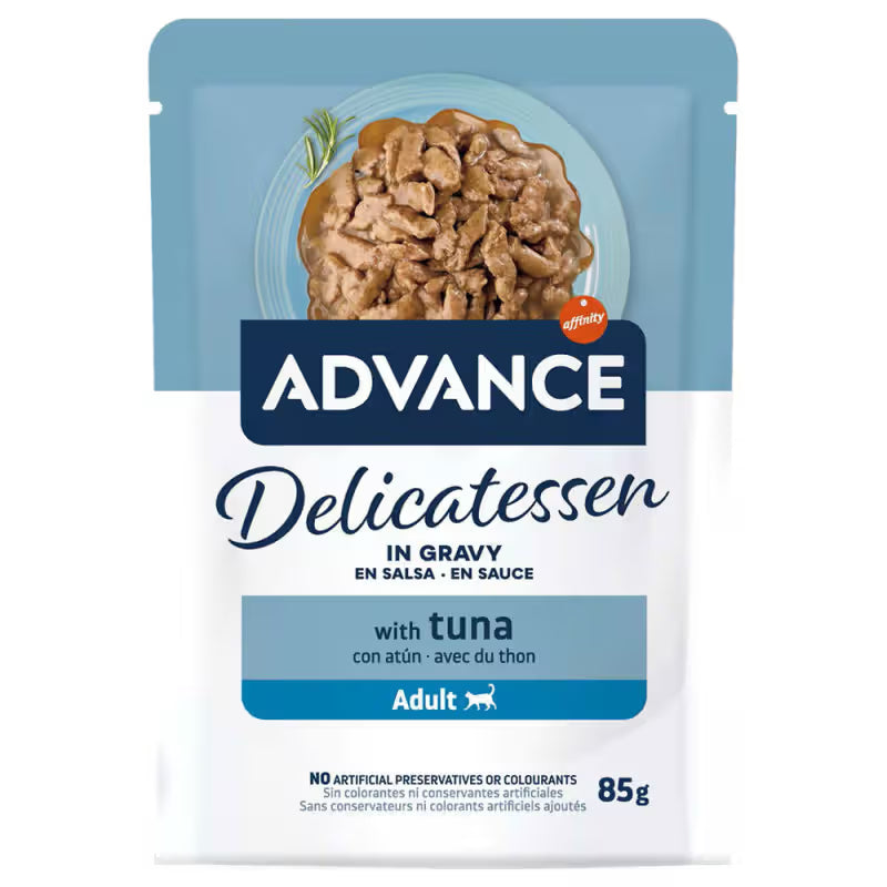Advance Delicatessen - Comida húmeda para gato adulto con atún