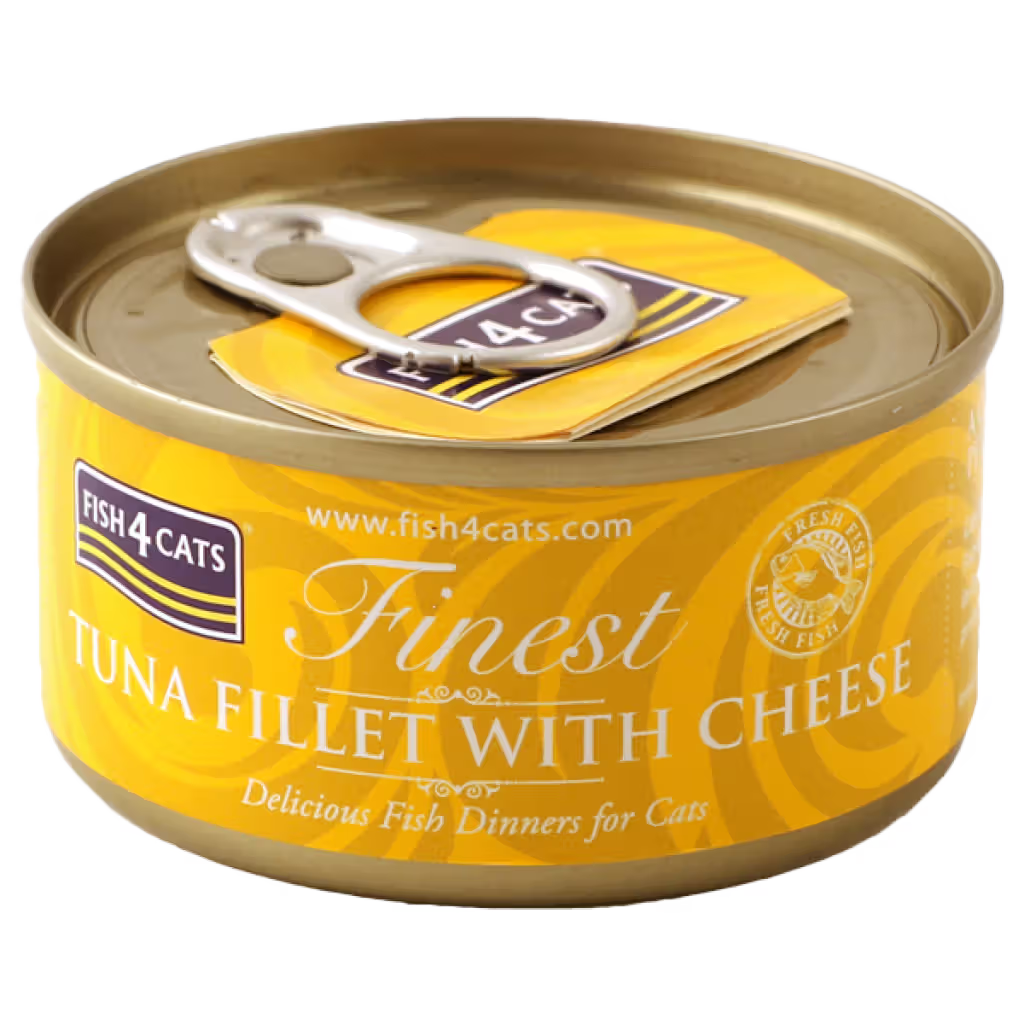 Fish4Pets Finest Gato Atún y Queso - Comida húmeda para gato