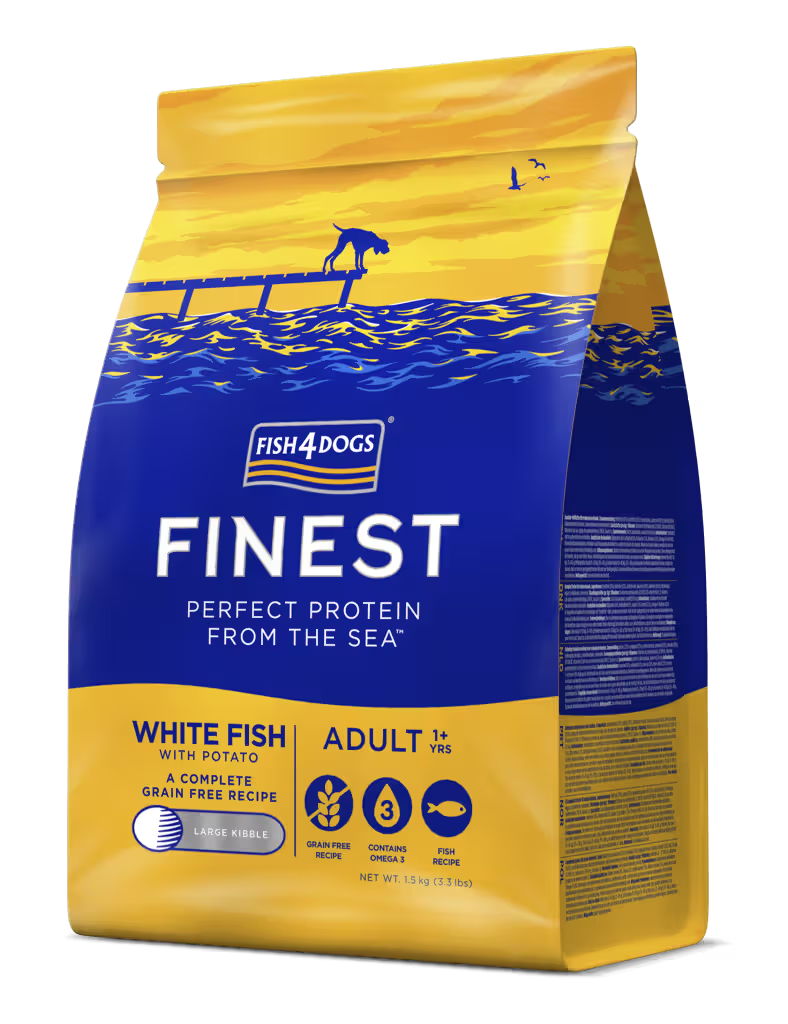 Fish4Pets Finest Cão Adulto Peixe Branco - Ração seca para cão