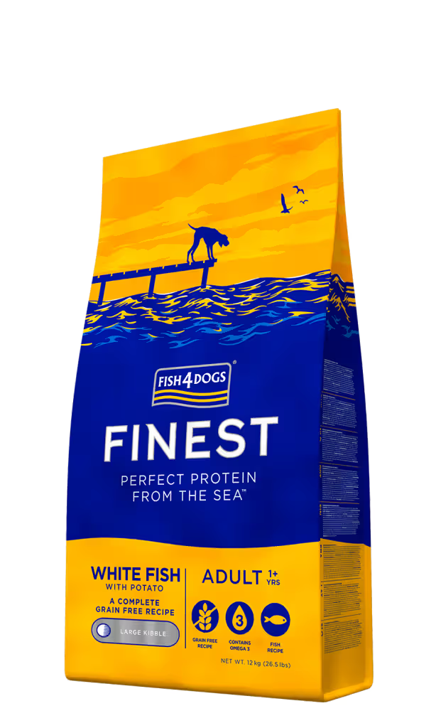 Fish4Pets Finest Cão Adulto Peixe Branco - Ração seca para cão