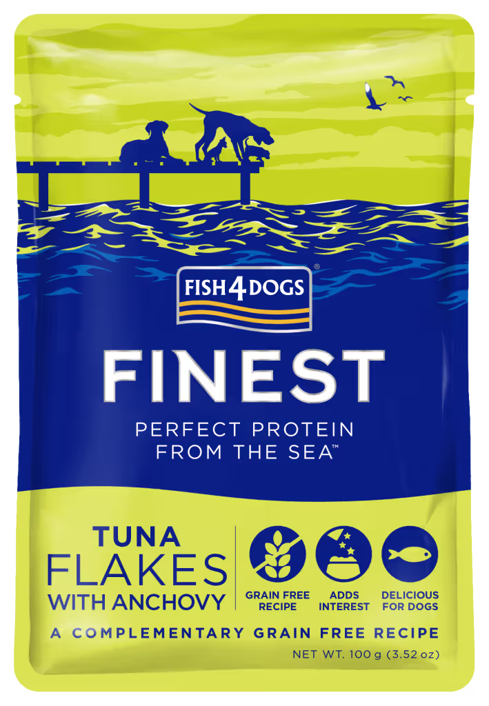 Fish4Pets Finest Perro Grain-Free Atún y Anchoas - Comida húmeda para perro