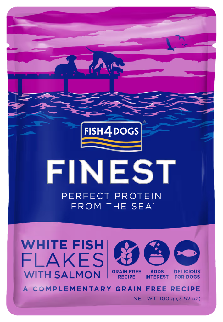 Fish4Pets Finest Perro Grain-Free Pescado Blanco y Salmón - Comida húmeda para perro