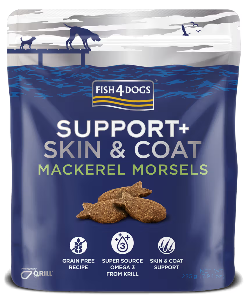 Fish4Pets Support+ Skin & Coat Perro Salmón - Snack para perro con piel y pelo sensibles